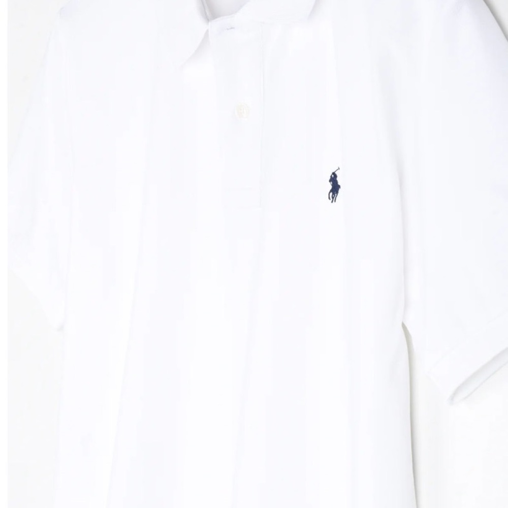 Polo by Ralph Lauren Classic White Polo Shirt - Picture 2 of 3
